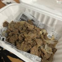bistec encebollado ! steak and onions   at 100% HP in San Juan