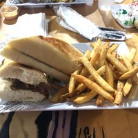 Philly cheesesteak sandwich  at 100% HP in San Juan