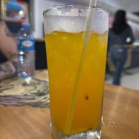 Fresh passion fruit juice mmmmmm  at 100% HP in San Juan