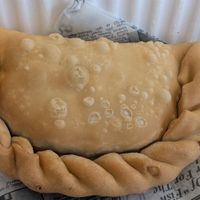 Vegan empanadilla de carne at 100% HP in San Juan