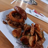 Pulled P*rk Sandwich (made of Mushroom) at 100% HP in San Juan