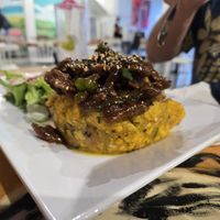 Mofongo with "beef" at 100% HP in San Juan