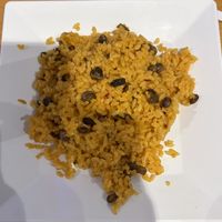 yellow rice with pigeon peas!  at 100% HP in San Juan