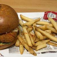 spicy “chicken” sandwich!  at 100% HP in San Juan