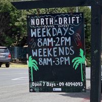 Open hours as of Nov 2020. at North Drift Cafe in Northland