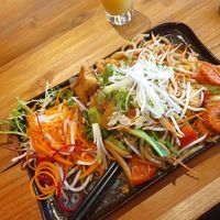 Vegan udon noodles with Tofu at Ryu - Vietnamese Streetfood in Augsburg