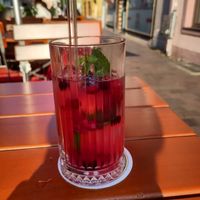 Raspberry sour (non-alcoholic) at Ryu - Vietnamese Streetfood in Augsburg