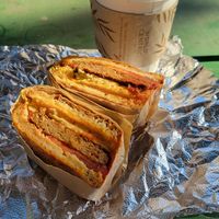 Ult. Brkft Sandwich at The Happy Vegan in San Francisco