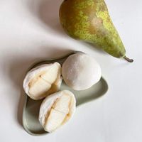 Daifuku Mochi mit Obst at MOMOKO in Leipzig