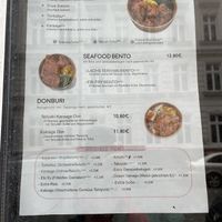 Menu at Momoko  at MOMOKO in Leipzig