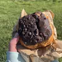 Chocolate pan au chocolat  at Earthfare in Glastonbury