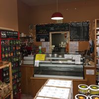 Bakery/ salad bar  at Earthfare in Glastonbury