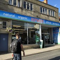 Store front  at Earthfare in Glastonbury