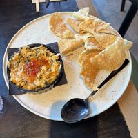Crab rangoon dip  at PLANTA Queen  in Coconut Grove
