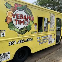 It’s Vegan Time! Parked at a Skatepark.  at Vegan Time Cafe in Stone Mountain