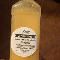 Mango smoothie  at Vegan Time Cafe in Stone Mountain