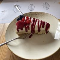 White Chocolate and pistacho cream cheesecake super gnammy 😋  at Nativa in Rome