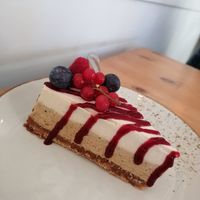 Pistachio cheesecake at Nativa in Rome