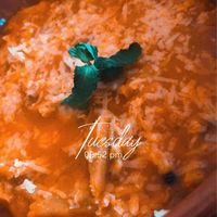 Roman-style tripped seitan  at Nativa in Rome