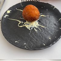 Saffron arancini   at Nativa in Rome