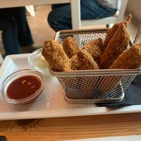 Seitan dippers   at Nativa in Rome