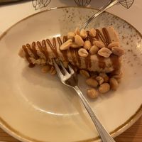 Cheesecake salted caramel with peanut butter at Nativa in Rome