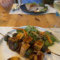 Tofu skewer  at Nativa in Rome