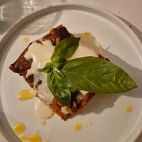 Lasagna with Parmesan at Nativa in Rome