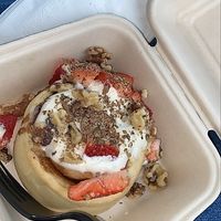 The Cinnamon Roll at Cinnaholic in Cypress