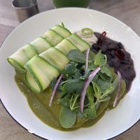 Enchiladas verdes   at La Cabra Iluminada in San Miguel De Allende