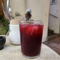 Spicy jamaica te at La Cabra Iluminada in San Miguel De Allende