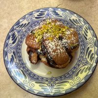 Delicious pastry  at La Cabra Iluminada in San Miguel De Allende