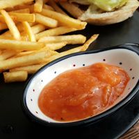 house-made Ketchup!! at Nokum Space - 공간 녹음  in Seoul