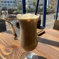 Delicious grain latte!  at Nokum Space - 공간 녹음  in Seoul