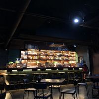 Downstairs bar area at Nokum Space - 공간 녹음  in Seoul