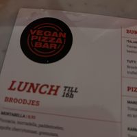 Vegan Pizza Bar  at Vegan Pizza Bar in Rotterdam