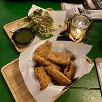 Pump up the gem & pre-tendies with dip😋😍  at Vegan Pizza Bar in Rotterdam