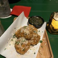 Bitter balls   at Vegan Pizza Bar in Rotterdam