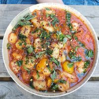 Gnocchi Arrabiata --- May 2nd at Vegan Pizza Bar in Rotterdam