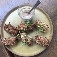 Jackfruit croquettes  at Annapoorna in Rio De Janeiro