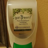 Bathroom soap at Raw Can Roll Cafe in Wayne