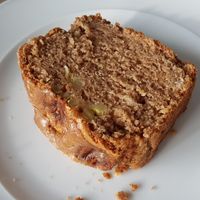 Delicious banana bread at Notting Hill Café in Munich