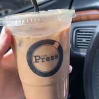 Iced Oatmilk Latte  at The Press in Livermore