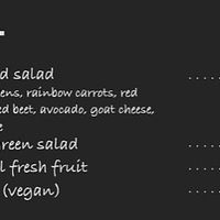 The Tomato Soup is the only labeled vegan item on the food menu so far.  at The Press in Livermore