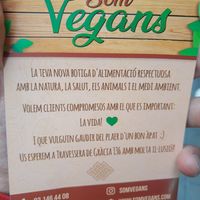 Details at Som Vegans in Barcelona