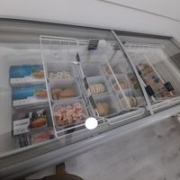 Seafood and fish area at Som Vegans in Barcelona