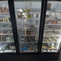 Fresh diary products at Som Vegans in Barcelona