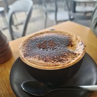 Soy cap at The Jolly Miller Cafe in Williams Landing