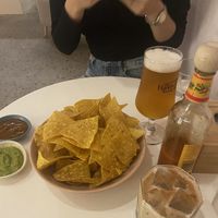 Chips and horchata   at High House in Seoul