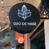 Sign at Ojo de Maíz in Mexico City
